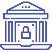 Vendor Finance - Bank/Lock Icon
